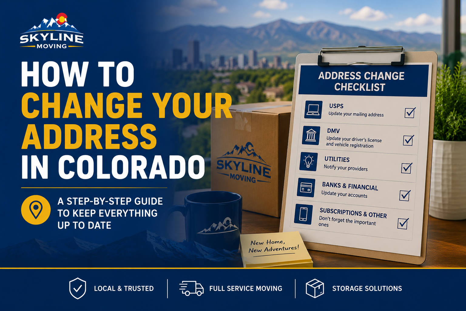 How to Change Your Address in Colorado: The Complete Checklist