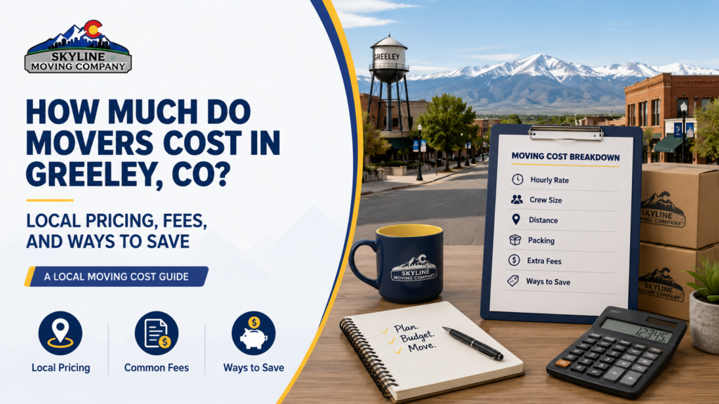 How Much Do Movers Cost in Greeley, CO? Local Pricing, Fees, and Ways to Save