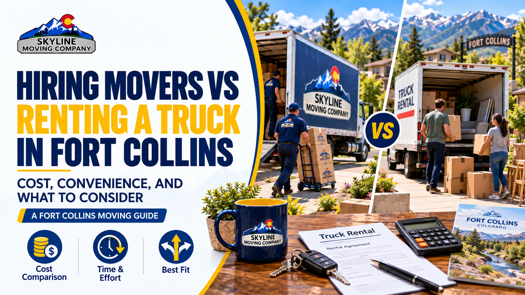 Hiring Movers vs Renting a Truck in Fort Collins: Real Cost Comparison