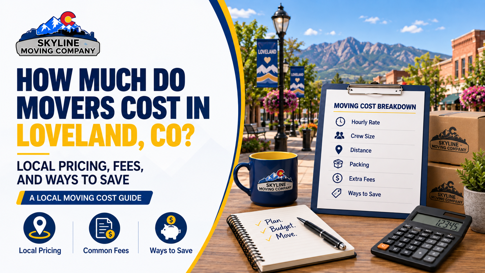 How Much Do Movers Cost in Loveland, CO?